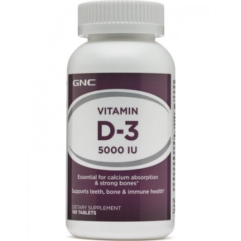 GNC Vitamin D-3 5000 IU